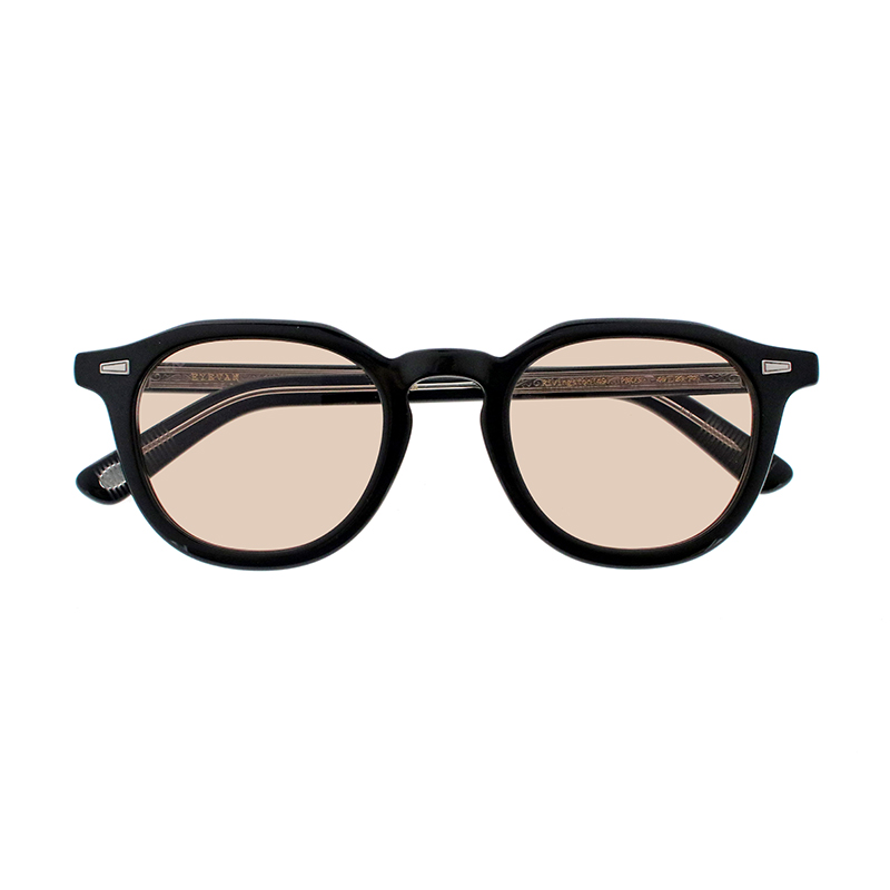 【EYEVAN】 Livingston（49） リヴィントン49  PBK/S（PIANO BLACK/SILVER）レンズカラー：LIGHT BROWN 49サイズ サングラス