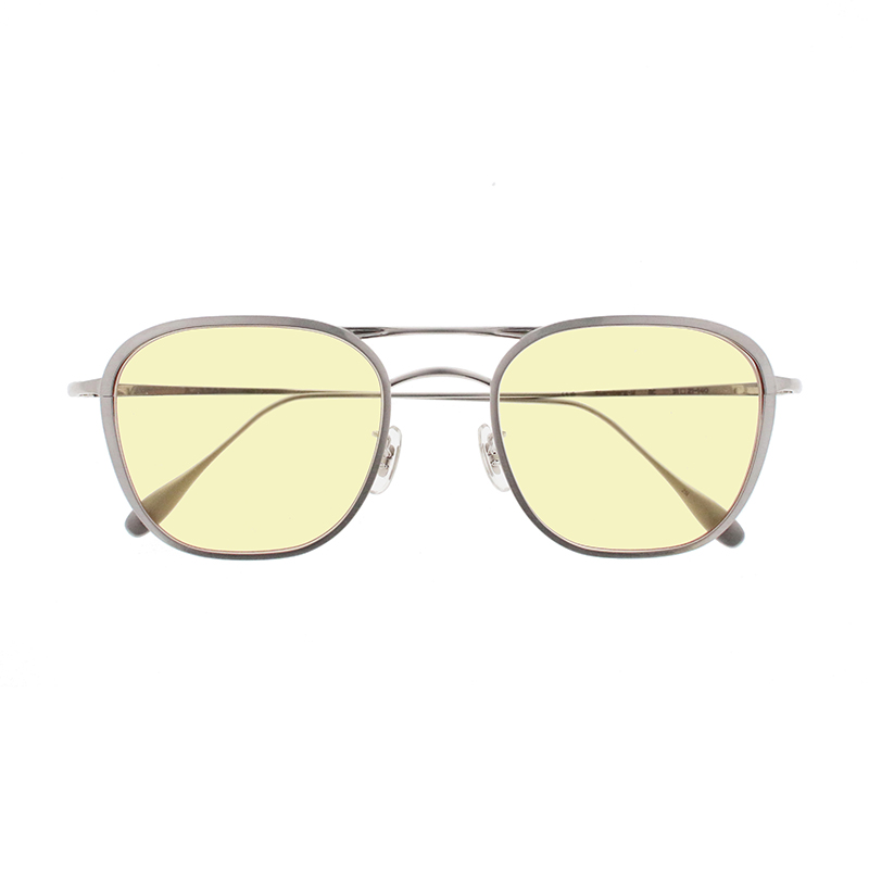【EYEVAN】 Sternberg W スターンバーグW BC（BRUSH CHROME）レンズカラー：LIGHT YELLOW サングラス