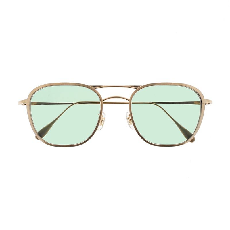 【EYEVAN】 Sternberg W スターンバーグW BG（BRUSH GOLD）レンズカラー：LIGHT GREEN サングラス