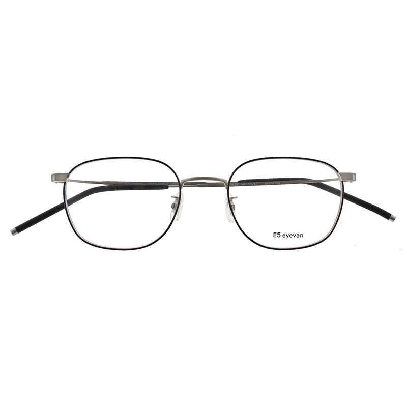 【E5 eyevan】 m20 MBKST/ST（Mat Black/Shirring Titanium/hirring Titanium） メガネ