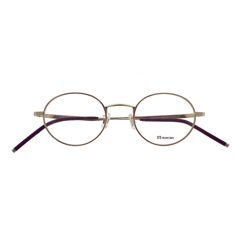 【E5 eyevan】 m21 WG/WG（White Gold/White Gold）メガネ