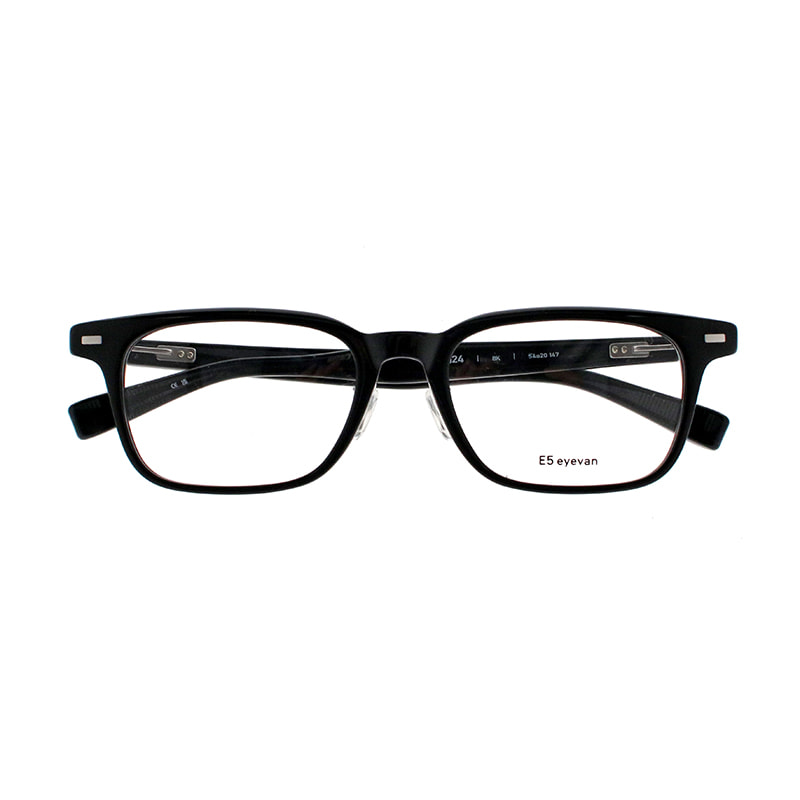 【E5 eyevan】 p24 BK（Black） メガネ