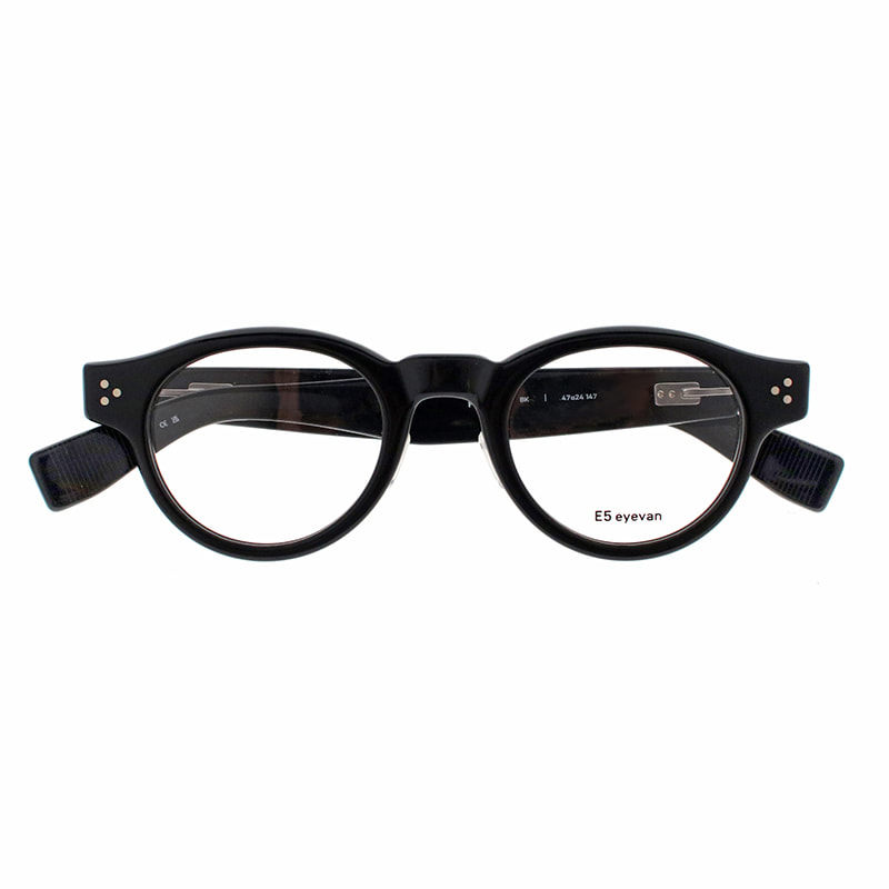 【E5 eyevan】 p27 BK（Black） メガネ