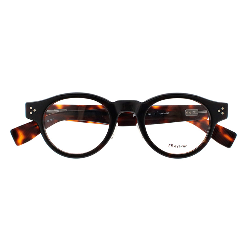 【E5 eyevan】 p27 DM（Dark Demi） メガネ