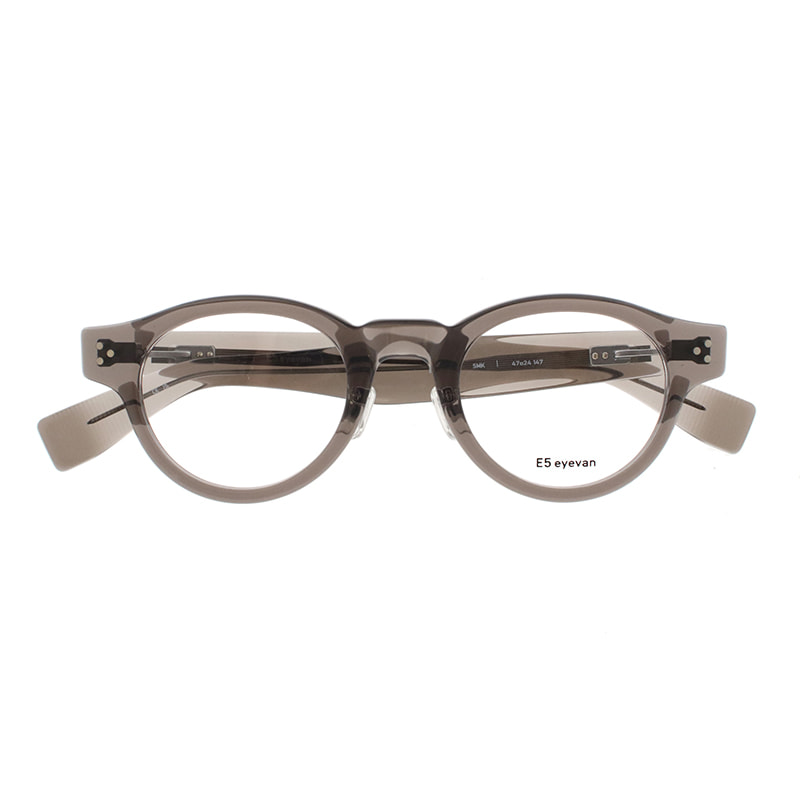【E5 eyevan】 p27 SMK（Smoke） メガネ