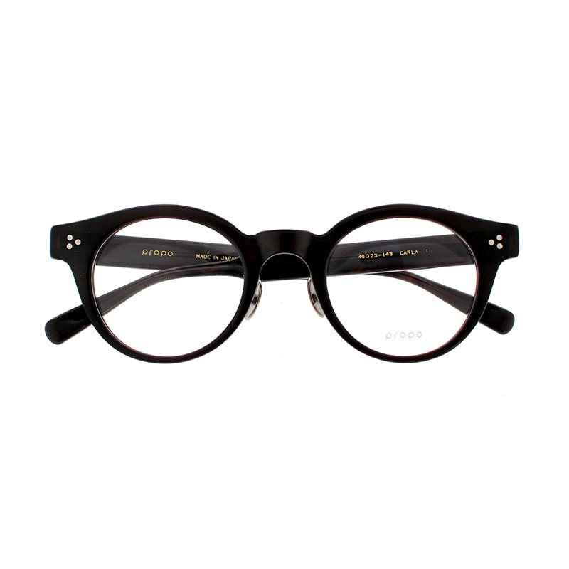 【propo】 CARLA カーラ 1（グレーブラック） メガネ
