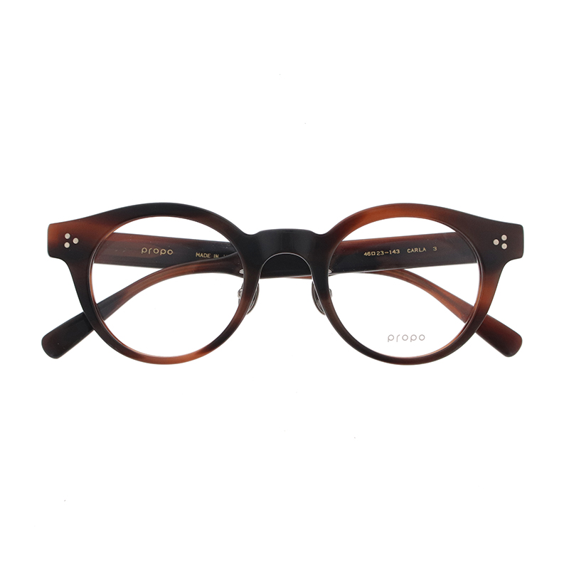 【propo】 CARLA カーラ 3（ミルキーブラウン） メガネ