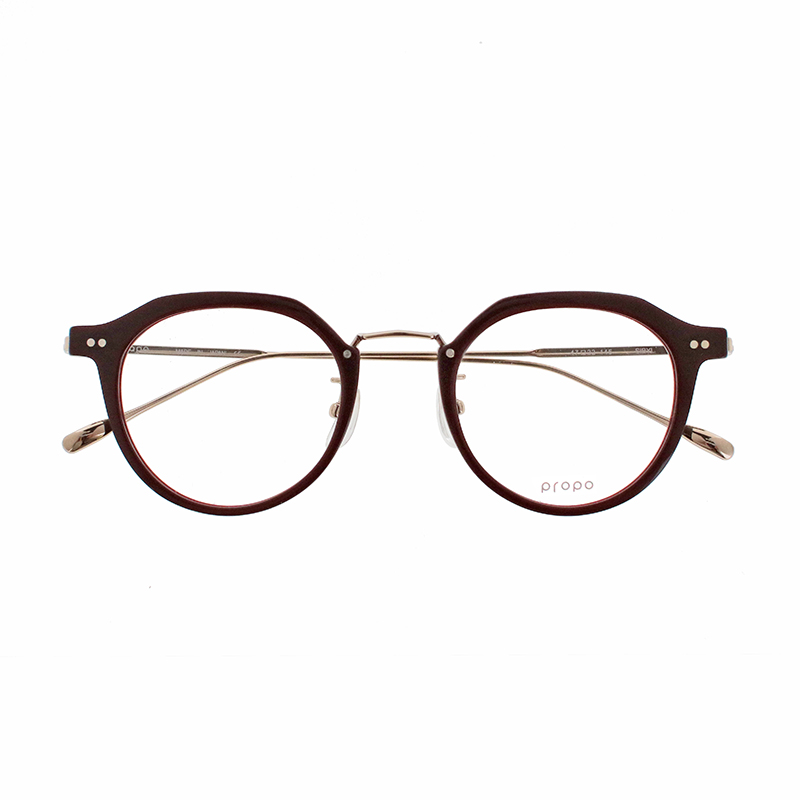 【propo】 SIBYL シビル LTD（チョコブラウン/ゴールド） メガネ