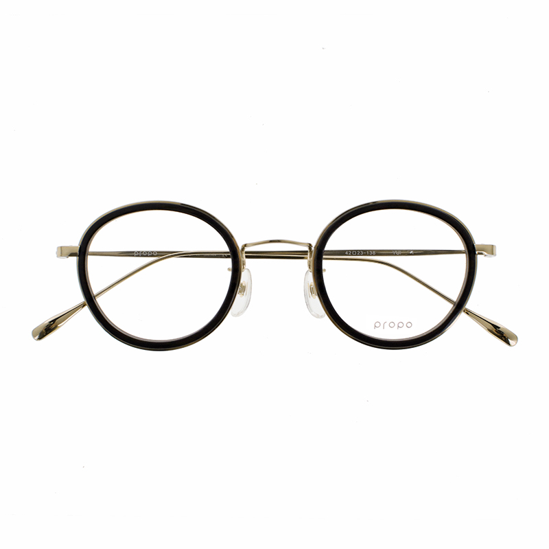 【propo】 YUI ユイ 1（ブルーブラック/ゴールド） メガネ