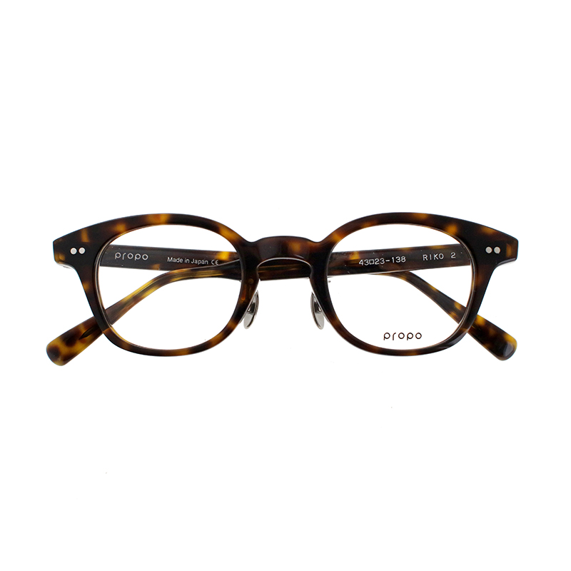 【propo】 RIKO リコ 2（ブラウンデミ） メガネ