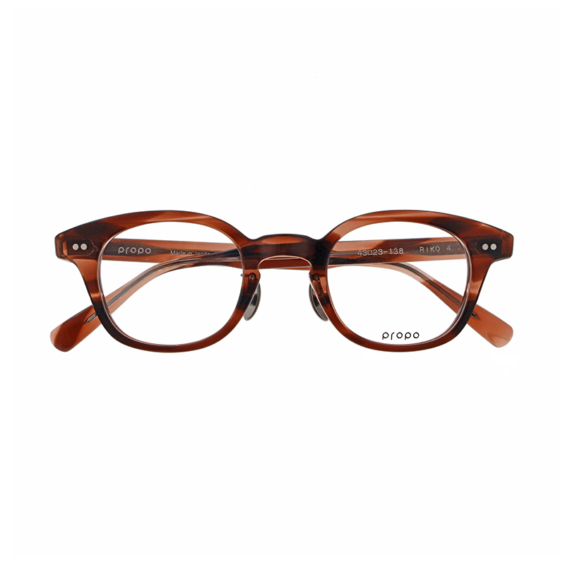 【propo】 RIKO リコ 4（ワインブラウンササ） メガネ