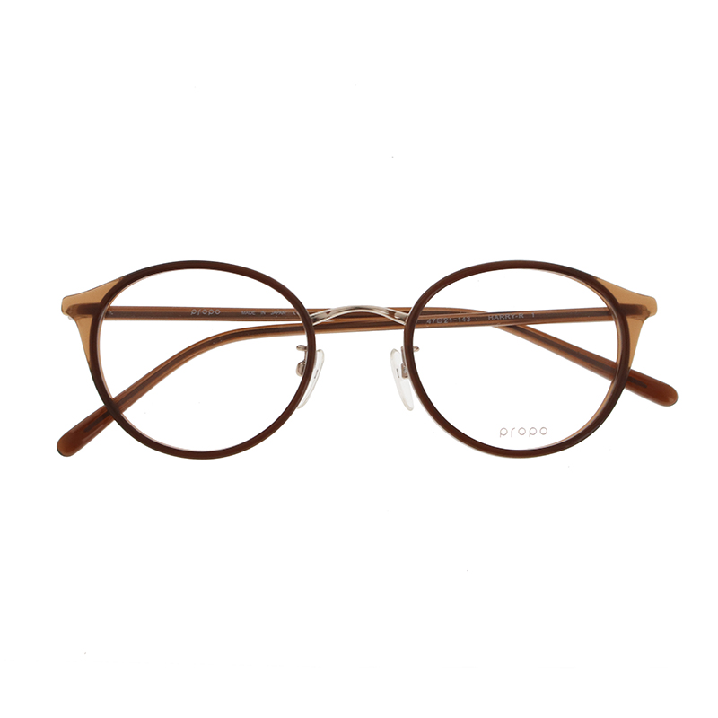 【propo】 HARRY-R ハリーR 1（ミルキーブラウン） メガネ