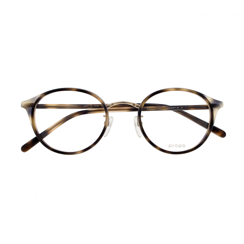 【propo】 HARRY-R ハリーR 4（ブラウンマーブル） メガネ