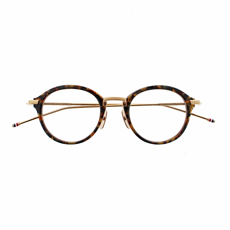 【THOM BROWNE】 UEO011A-206-46（Dark Tort/Gold） メガネ 46サイズ