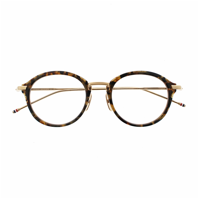 【THOM BROWNE】 UEO011A-206-49（Dark Tort/Gold） メガネ 49サイズ
