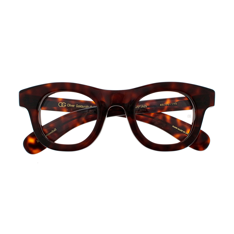 【OLIVER GOLDSMITH】 CAPTAIN キャプテン Dark Tortoiseshell メガネ
