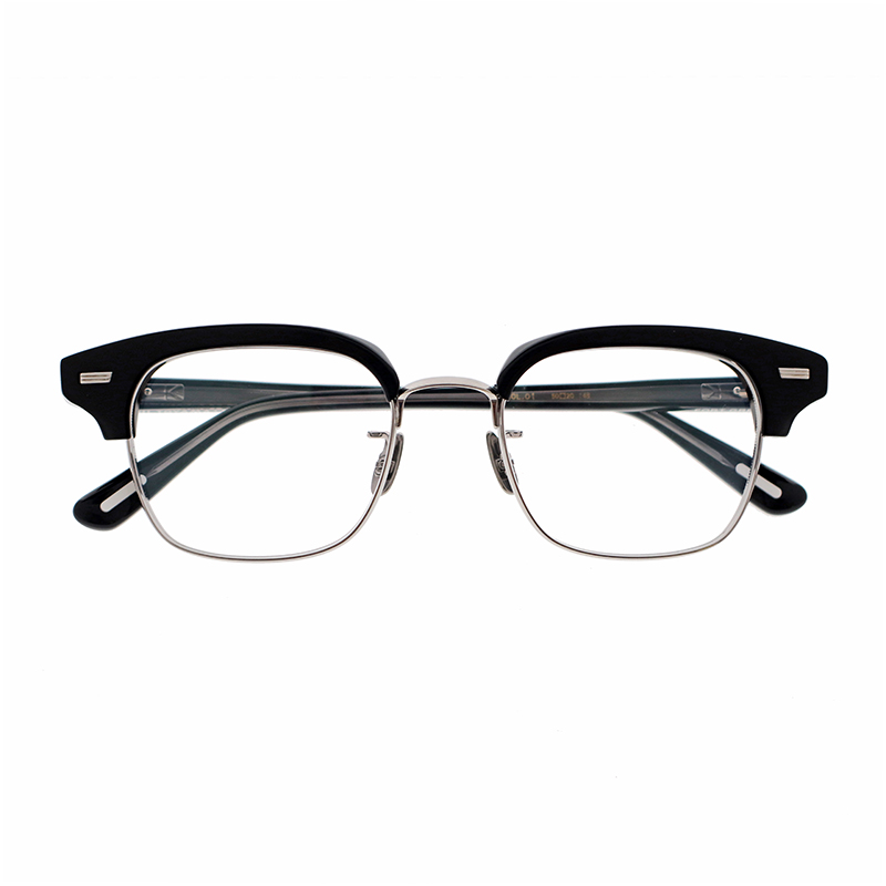 【YUICHI TOYAMA:5】 FORT GREENE フォートグリーン 01（Black/Silver） メガネ