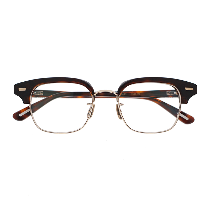 【YUICHI TOYAMA:5】 FORT GREENE フォートグリーン 03（Demi/White gold） メガネ