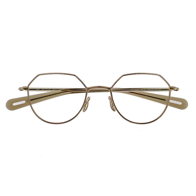 【YUICHI TOYAMA.】 U-178 Harry 01（White gold/Taupe） メガネ