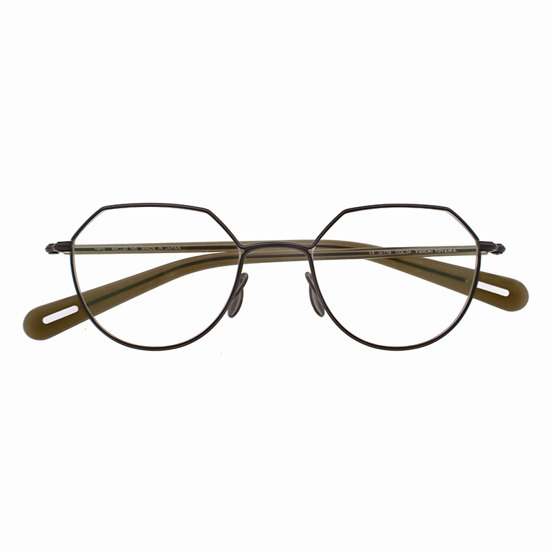 【YUICHI TOYAMA.】 U-178 Harry 04（Matt brown/Charcoal gray） メガネ