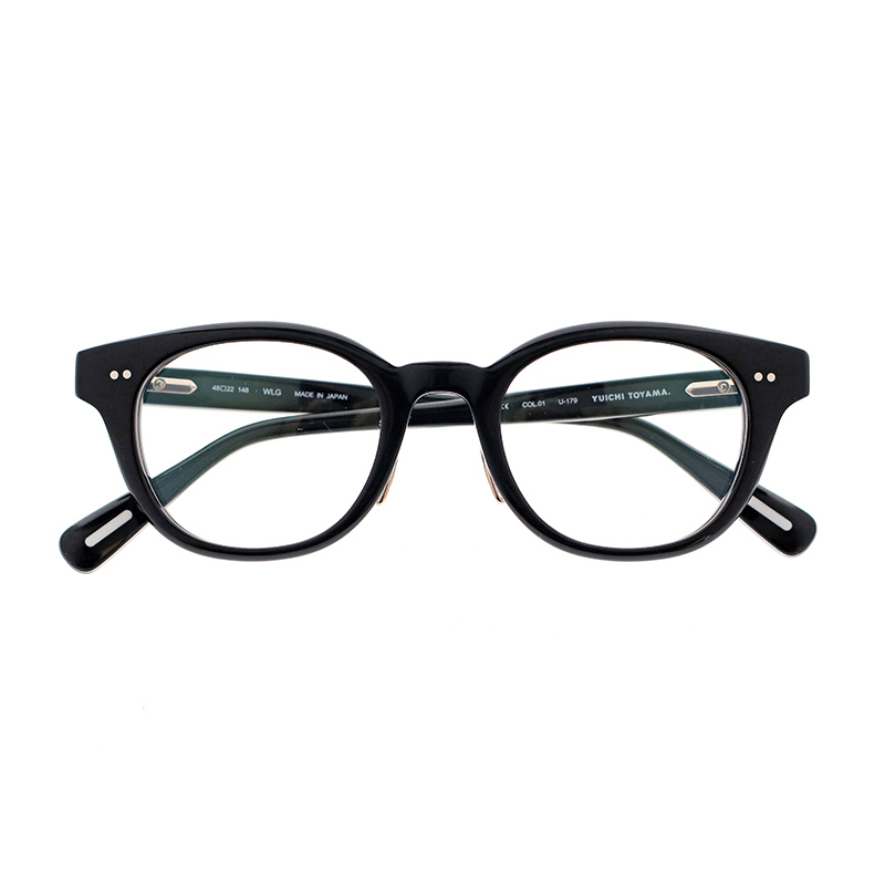 【YUICHI TOYAMA.】 U-179 WLG 01（Black） メガネ