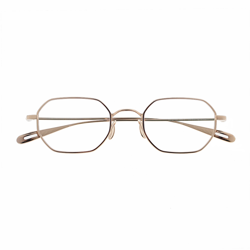 【YUICHI TOYAMA.】 U-180 Nathan 01（White gold） メガネ