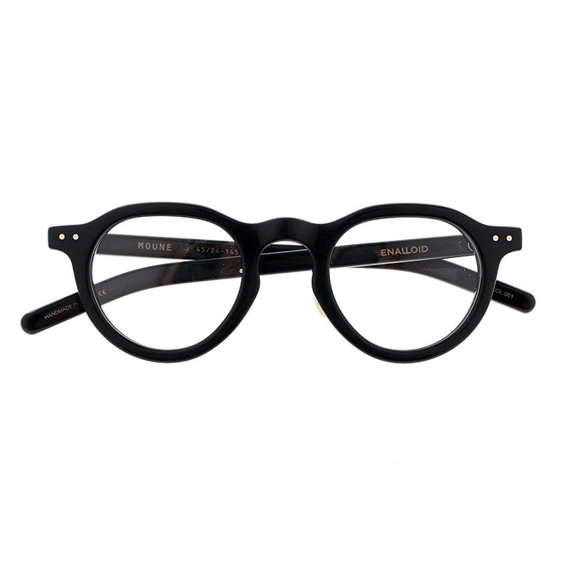 【ENALLOID】 MOUNE ムーヌ 001（Black） メガネ
