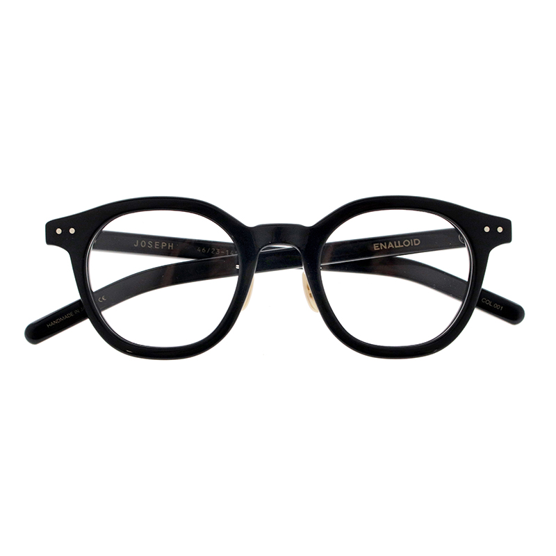 【ENALLOID】 JOSEPH ジョセフ 001（Black） メガネ