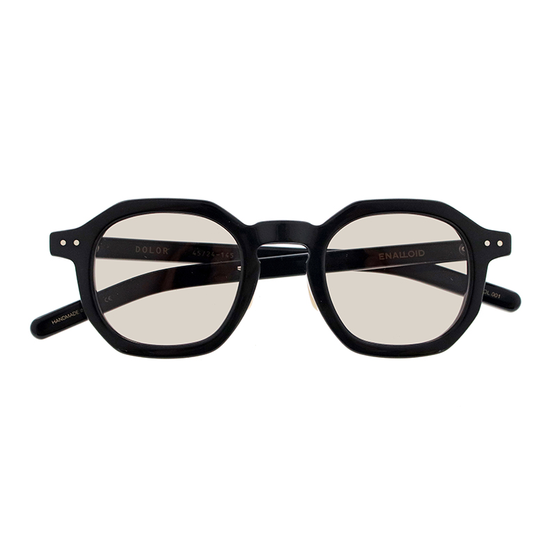 【ENALLOID】 DOLOR ドロル 001（Black）レンズカラー：Grey-1 サングラス