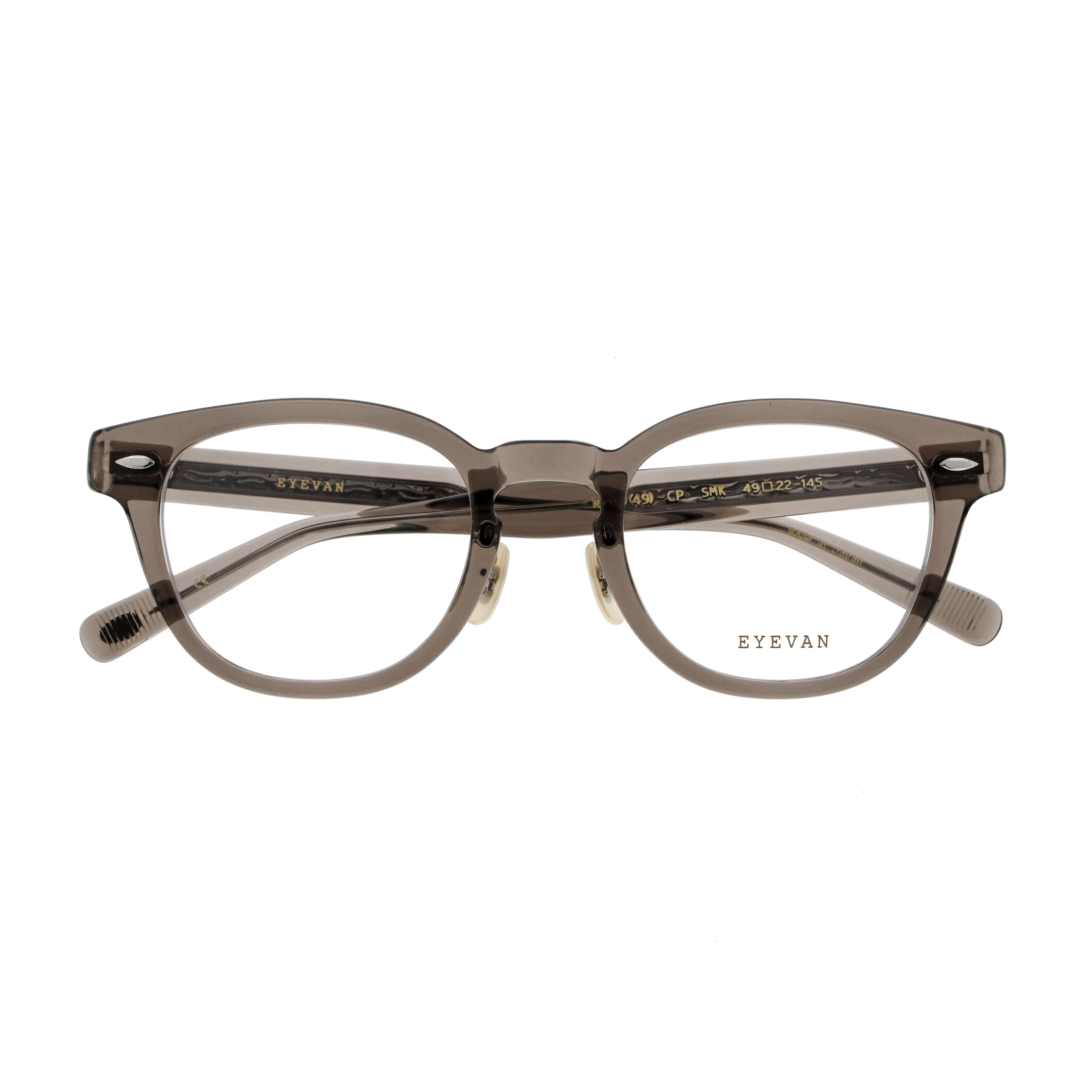 【EYEVAN】 Webb（49）-CP ウェブ SMK（SMOKE） クリングスタイプ メガネ 49サイズ