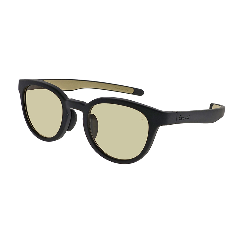 【Eyevol for POKER FACE 別注カラー】 LEIFER3（49） MBK-SND-BRGRPLPH（マットブラック/サンドベージュ） 偏光調光レンズ サングラス