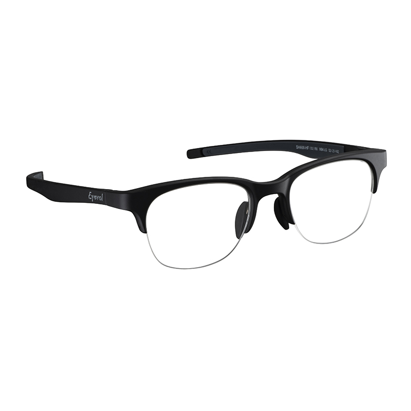 【Eyevol】 SHAW-HF（52）RX ショーハーフ52RX MBK-LG メガネ 52サイズ