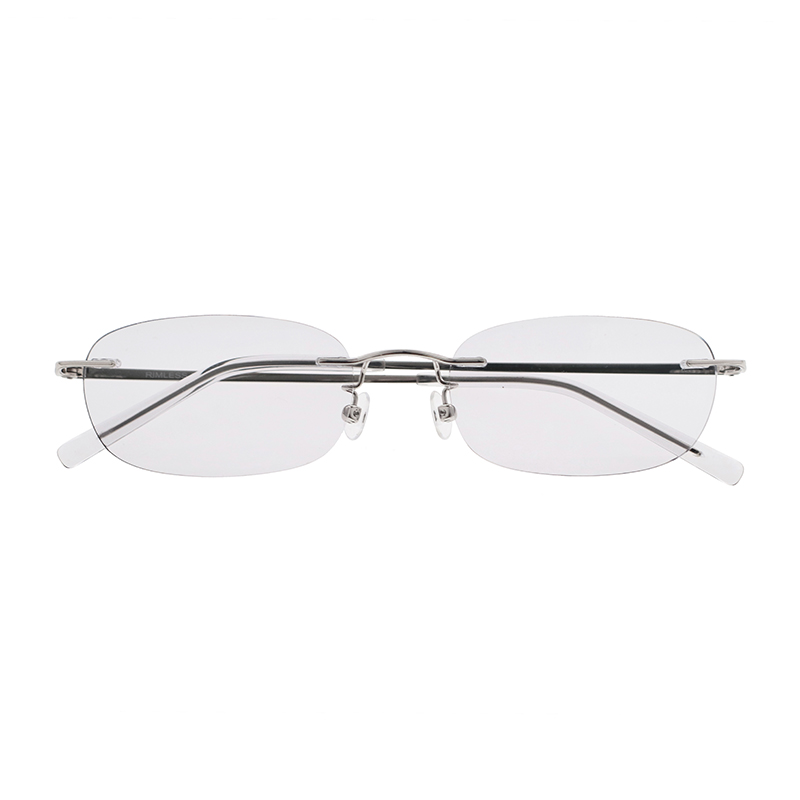 【RIMLESS TOKYO】 01 SV（Silver） レンズカラー：Ink20 サングラス