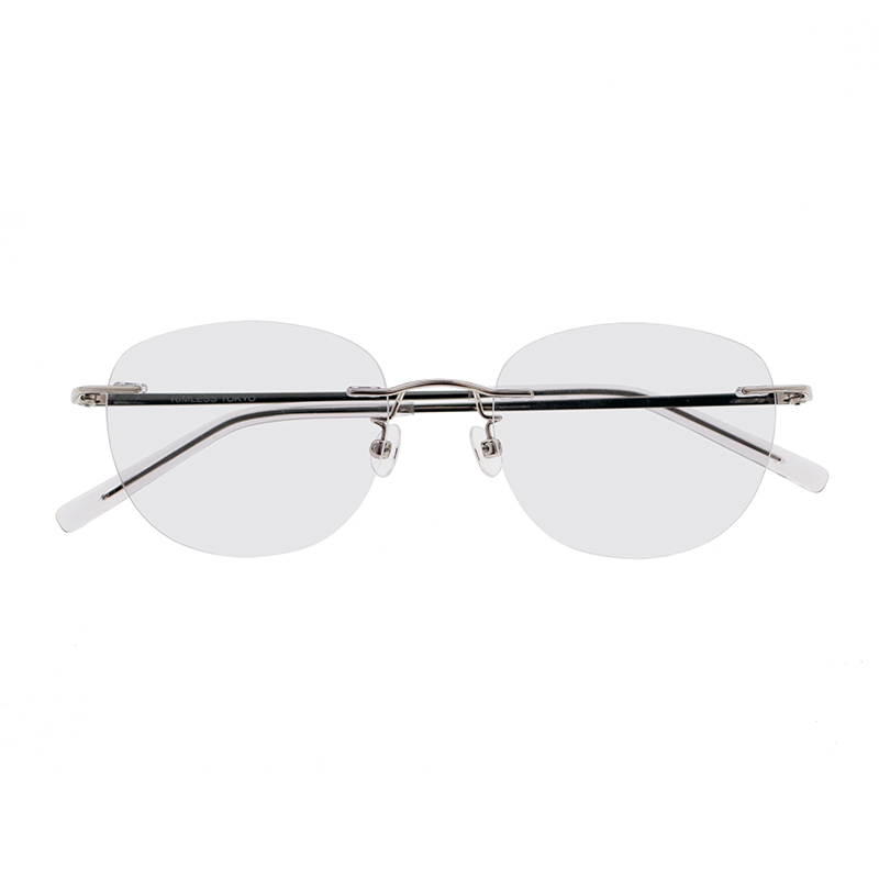 【RIMLESS TOKYO】 03 SV（Silver） レンズカラー：Ink20 サングラス