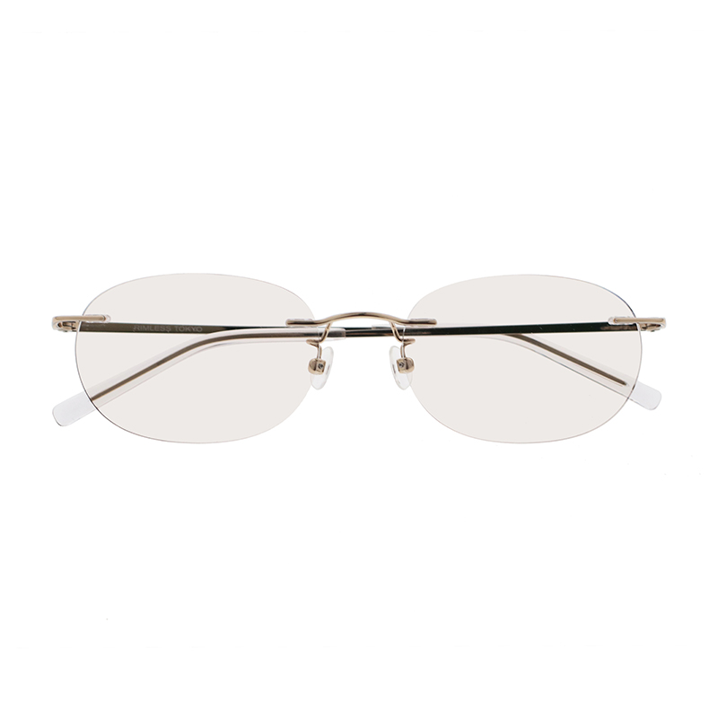 【RIMLESS TOKYO】 02 GD（Gold） レンズカラー：Oud20 サングラス