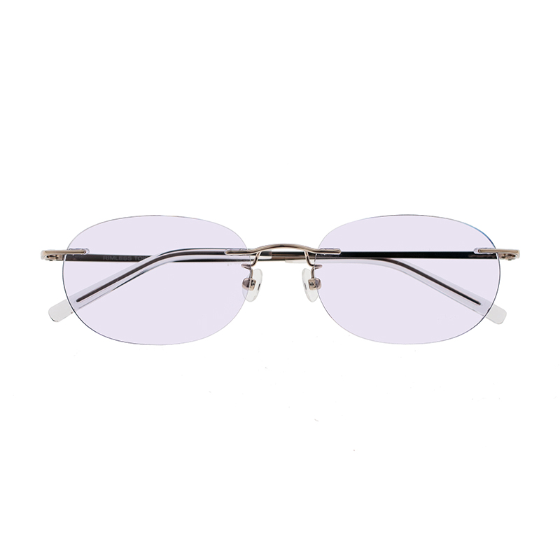 【RIMLESS TOKYO】 02 GD（Gold） レンズカラー：Iris サングラス