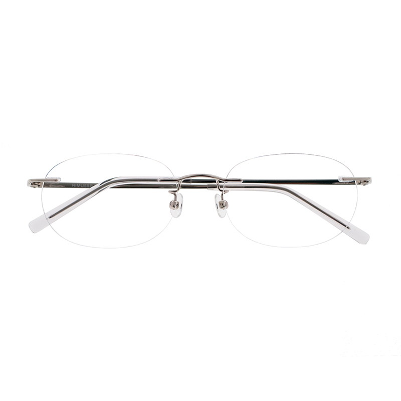 【RIMLESS TOKYO】 02 SV（Silver） レンズカラー：Clear メガネ