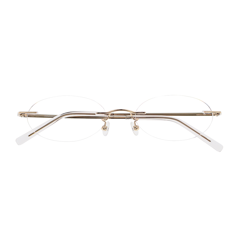 【RIMLESS TOKYO】 04 GD（Gold） レンズカラー：Clear メガネ