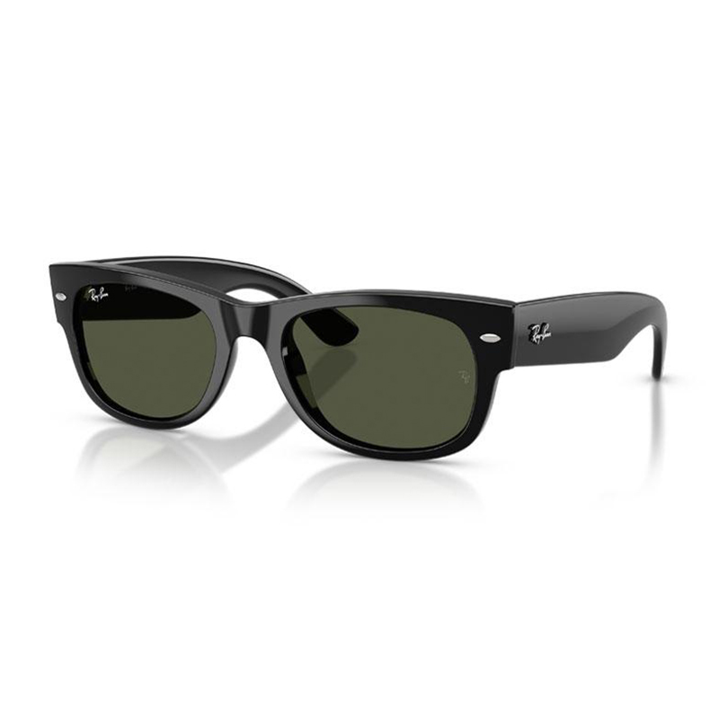 【Ray-Ban】 RB0832SF MEGA WAYFARER2 601/31 ポリッシュブラック/グリーン サングラス 55サイズ