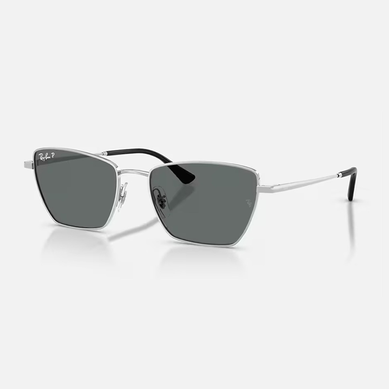 【Ray-Ban】 RB3783  DREA BIO-BASED 003/81 ポリッシュシルバー/ダークグレーポラライズド 偏光レンズ サングラス 53サイズ