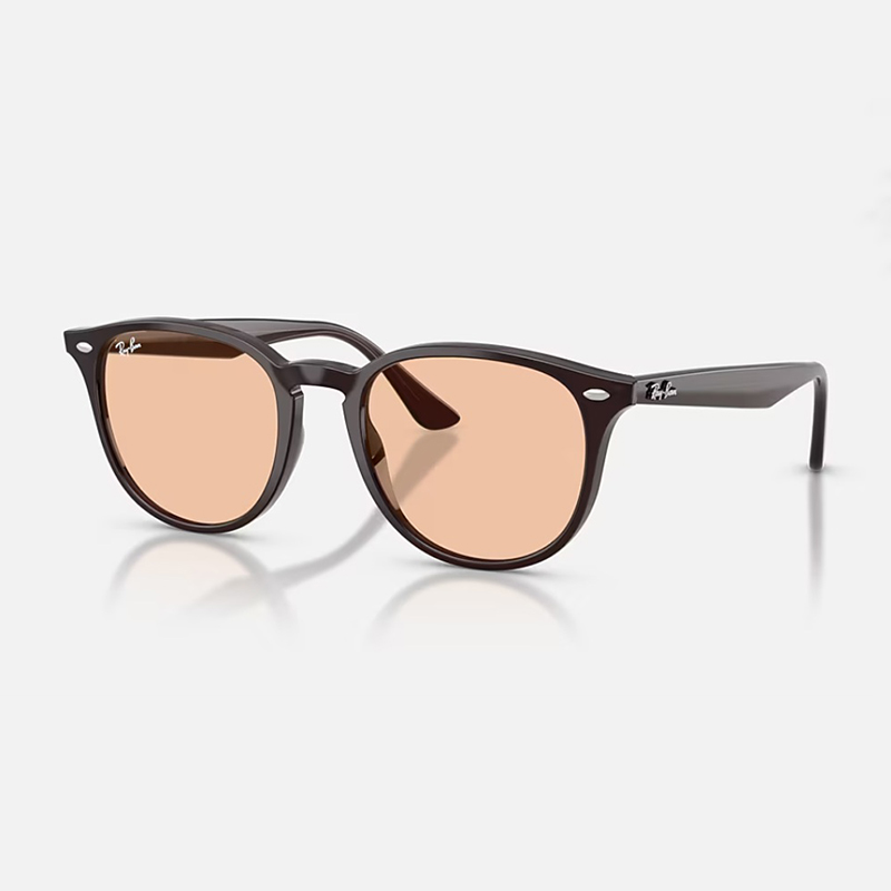 【Ray-Ban】 RB4259F 601/71 ポリッシュトランスペアレントブラウン/ブラウン フルフィット サングラス 53サイズ