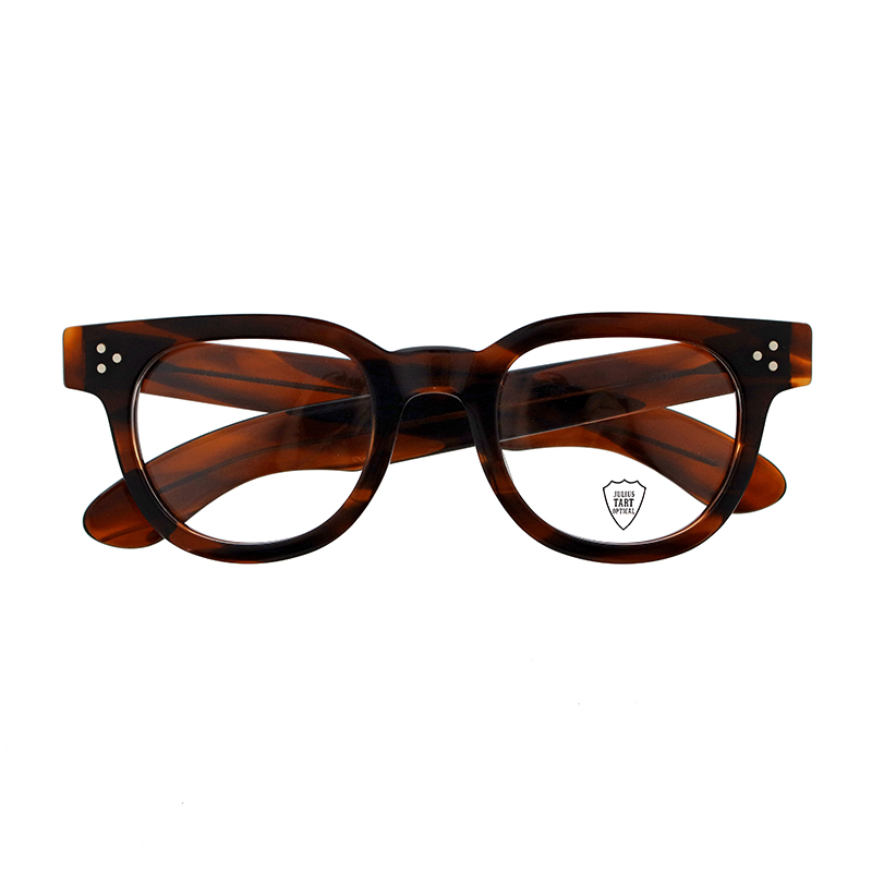 【JULIUS TART OPTICAL】 FDR50/24-M（Demi-Amber） メガネ 50サイズ（ブリッジ24mm）