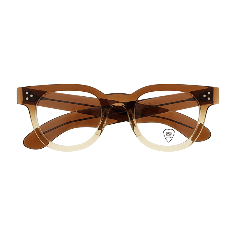 【JULIUS TART OPTICAL】 FDR50/24-P（Brown Gradient） メガネ 50サイズ（ブリッジ24mm）