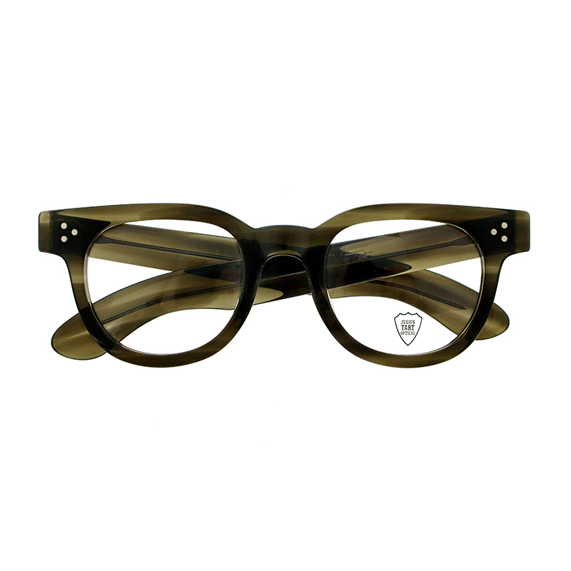 【JULIUS TART OPTICAL】 FDR50/24-SP（Olive Green Sasa） メガネ 50サイズ（ブリッジ24mm）