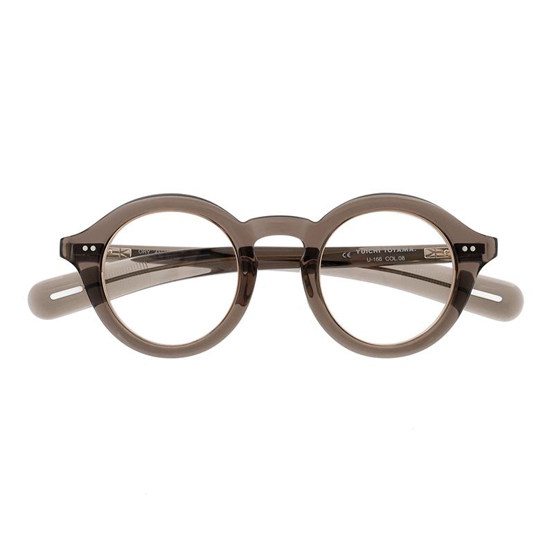 【YUICHI TOYAMA.】 U-166 ORY 08（Taupe/White Gold） メガネ