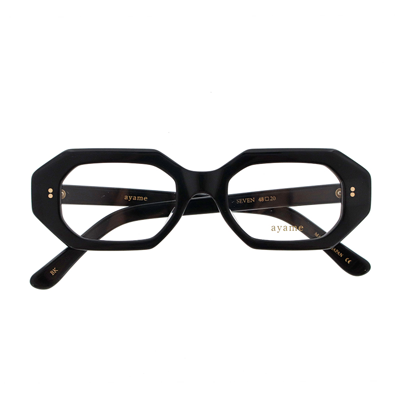【ayame】 SEVEN セブン BK（Black） メガネ