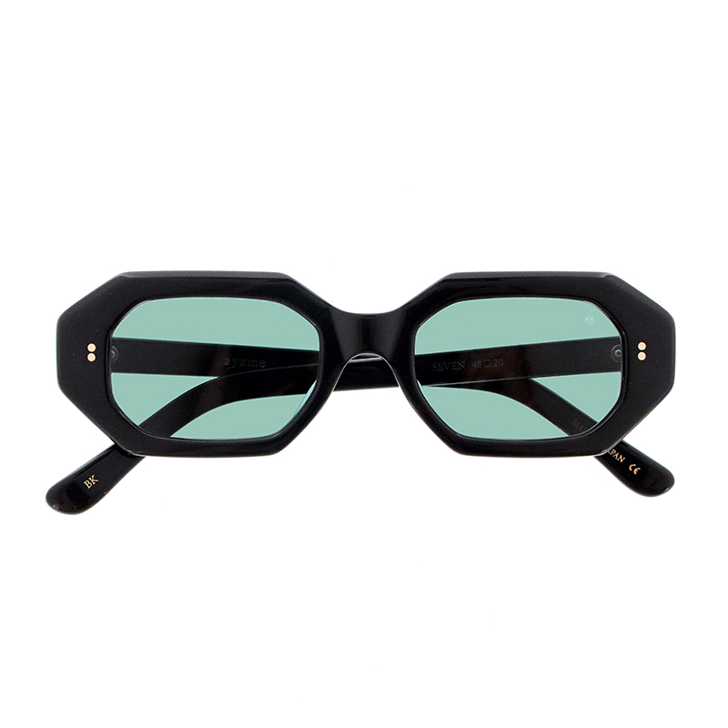 【ayame】 SEVEN セブン BK（Black）レンズカラー：Emerald サングラス