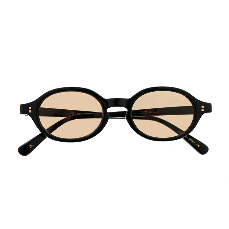 【ayame】 OVO オヴォ BK（Black）レンズカラー：Light Brown サングラス