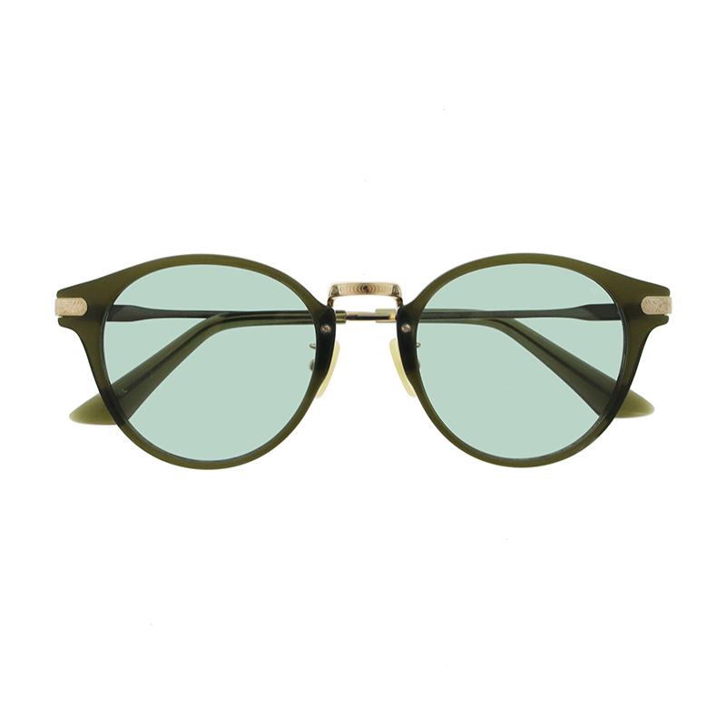 【ayame】 GENERAL ジェネラル OL（Olive） レンズカラー：Light Green サングラス
