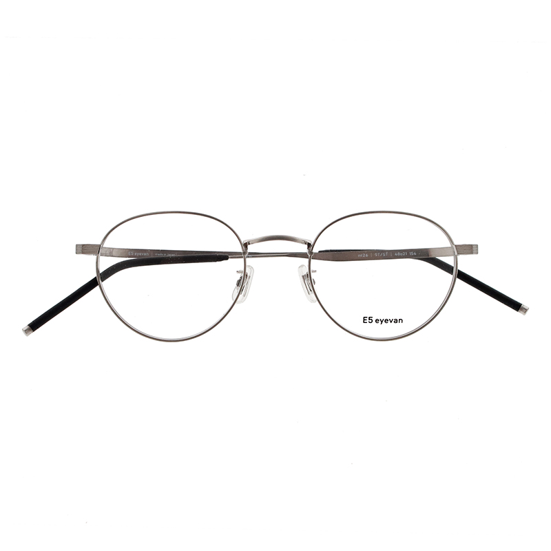 【E5 eyevan】 m26 ST/ST（Shirring Titanium/Shirring Titanium） メガネ